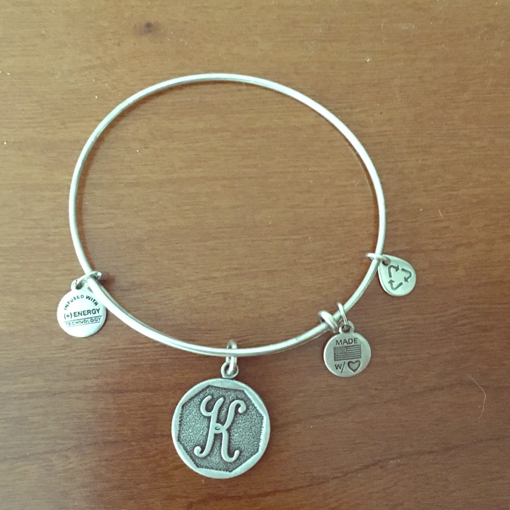 Alex and Ani Bracelet "K" Initial